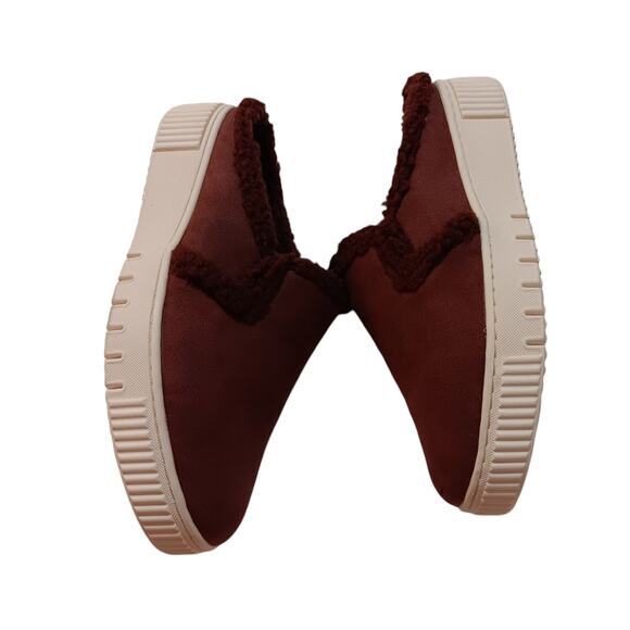 NEW NATURALIZER SOUL Slip On Mules Comfort Shoes Size 9 Burgundy Rubber‎ Sole - Picture 3 of 8
